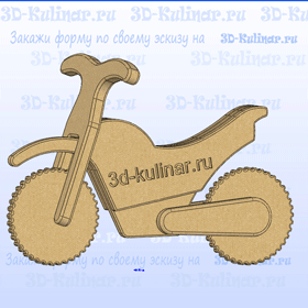Набор вырубок " 3D - Мотоцикл "