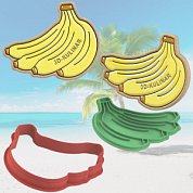 Штамп + Вырубка " Бананы "