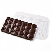 Молд пластиковый Плитка шоколада Пирамидки