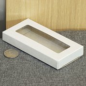 Коробка маленькая белая, 12,5*6*1,5 см