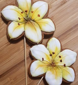 Вырубка "Цветок Лилия"
