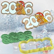 Штамп+Вырубка__Лошадь №16  2026 Форма для печенья